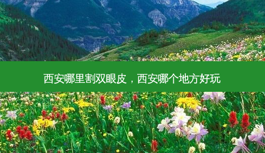西安哪里割双眼皮,西安哪个地方好玩-第1张图片-容颜讯 西安哪里割双眼皮,西安哪个地方好玩-第1张图片-容颜讯