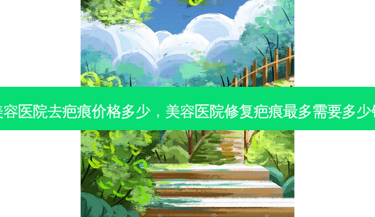 美容医院去疤痕价格多少，美容医院修复疤痕多需要多少钱-第1张图片-容颜讯