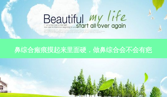 鼻综合瘢痕摸起来里面硬，做鼻综合会不会有疤-第1张图片-容颜讯