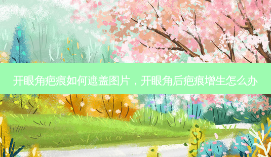开眼角疤痕如何遮盖图片，开眼角后疤痕增生怎么办-第1张图片-容颜讯
