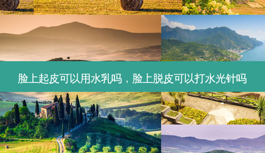 脸上起皮可以用水乳吗,脸上脱皮可以打水光针吗-第1张图片-容颜讯 脸上起皮可以用水乳吗,脸上脱皮可以打水光针吗-第1张图片-容颜讯