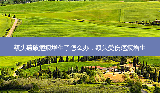 额头磕破疤痕增生了怎么办,额头受伤疤痕增生-第1张图片-容颜讯 额头磕破疤痕增生了怎么办,额头受伤疤痕增生-第1张图片-容颜讯
