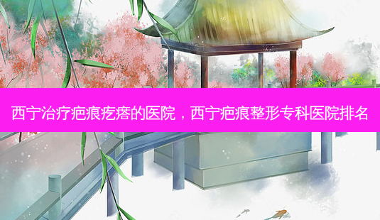 西宁疤痕疙瘩的医院，西宁疤痕整形专科医院排名-第1张图片-容颜讯