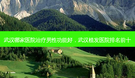 武汉哪家医院男性功能好,武汉植发医院排名前十-第1张图片-容颜讯 武汉哪家医院男性功能好,武汉植发医院排名前十-第1张图片-容颜讯
