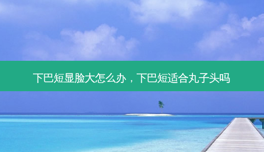 下巴短显脸大怎么办,下巴短适合丸子头吗-第1张图片-容颜讯 下巴短显脸大怎么办,下巴短适合丸子头吗-第1张图片-容颜讯