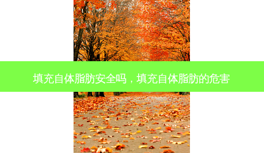填充自体脂肪 *** 吗,填充自体脂肪的危害-第1张图片-容颜讯 填充自体脂肪 *** 吗,填充自体脂肪的危害-第1张图片-容颜讯
