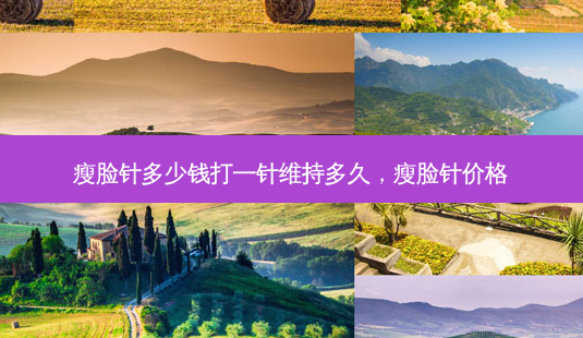 瘦脸针多少钱打一针维持多久,瘦脸针价格-第1张图片-容颜讯 瘦脸针多少钱打一针维持多久,瘦脸针价格-第1张图片-容颜讯