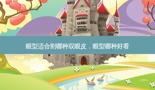 眼型适合割哪种双眼皮,眼型哪种好看-第1张图片-容颜讯 眼型适合割哪种双眼皮,眼型哪种好看-第1张图片-容颜讯