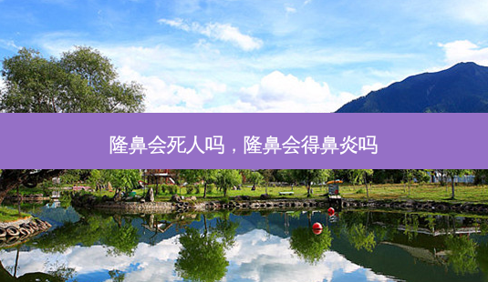 隆鼻会死人吗,隆鼻会得鼻炎吗-第1张图片-容颜讯 隆鼻会死人吗,隆鼻会得鼻炎吗-第1张图片-容颜讯