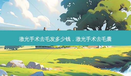 激光手术去毛发多少钱，激光手术去毛囊-第1张图片-容颜讯