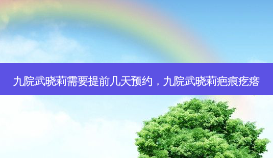 九院武晓莉需要提前几天预约，九院武晓莉疤痕疙瘩-第1张图片-容颜讯
