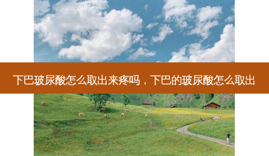 下巴玻尿酸怎么取出来疼吗,下巴的玻尿酸怎么取出-第1张图片-容颜讯 下巴玻尿酸怎么取出来疼吗,下巴的玻尿酸怎么取出-第1张图片-容颜讯