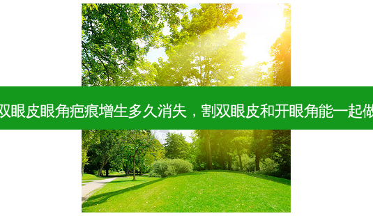 割双眼皮眼角疤痕增生多久消失,割双眼皮和开眼角能一起做吗-第1张图片-容颜讯 割双眼皮眼角疤痕增生多久消失,割双眼皮和开眼角能一起做吗-第1张图片-容颜讯