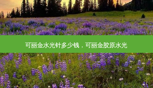 可丽金水光针多少钱,可丽金胶原水光-第1张图片-容颜讯 可丽金水光针多少钱,可丽金胶原水光-第1张图片-容颜讯