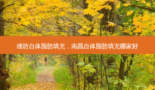 潍坊自体脂肪填充，南昌自体脂肪填充哪家好-第1张图片-容颜讯