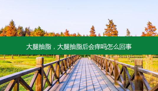 大腿抽脂，大腿抽脂后会痒吗怎么回事-第1张图片-容颜讯