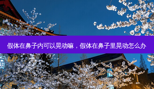 假体在鼻子内可以晃动嘛,假体在鼻子里晃动怎么办-第1张图片-容颜讯 假体在鼻子内可以晃动嘛,假体在鼻子里晃动怎么办-第1张图片-容颜讯