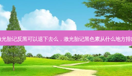 激光胎记反黑可以退下去么,激光胎记黑色素从什么地方排出-第1张图片-容颜讯 激光胎记反黑可以退下去么,激光胎记黑色素从什么地方排出-第1张图片-容颜讯