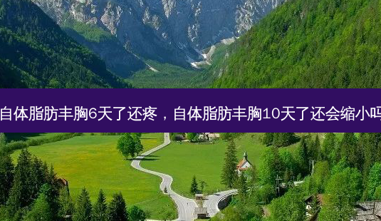 自体脂肪丰胸6天了还疼，自体脂肪丰胸10天了还会缩小吗-第1张图片-容颜讯
