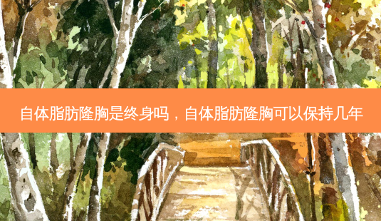 自体脂肪隆胸是终身吗，自体脂肪隆胸可以保持几年-第1张图片-容颜讯