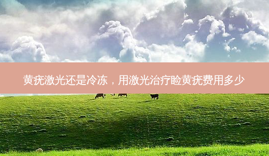 黄疣激光还是冷冻，用激光睑黄疣费用多少-第1张图片-容颜讯