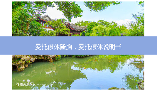 曼托假体隆胸，曼托假体说明书-第1张图片-容颜讯