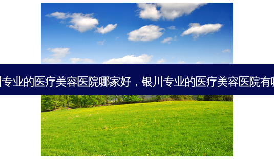 银川专业的医疗美容医院哪家好,银川专业的医疗美容医院有哪些-第1张图片-容颜讯 银川专业的医疗美容医院哪家好,银川专业的医疗美容医院有哪些-第1张图片-容颜讯