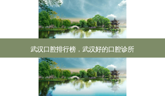 武汉口腔排行榜，武汉好的口腔诊所-第1张图片-容颜讯