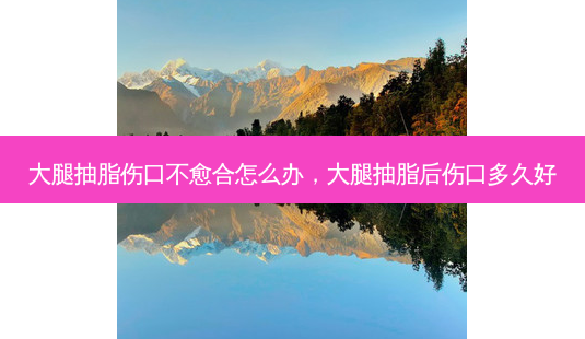大腿抽脂伤口不愈合怎么办,大腿抽脂后伤口多久好-第1张图片-容颜讯 大腿抽脂伤口不愈合怎么办,大腿抽脂后伤口多久好-第1张图片-容颜讯