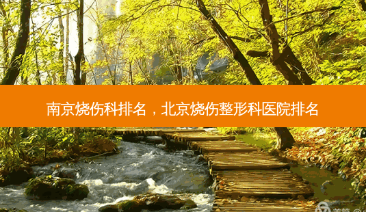 南京烧伤科排名，北京烧伤整形科医院排名-第1张图片-容颜讯