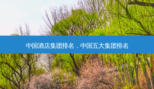 中国酒店集团排名,中国五大集团排名-第1张图片-容颜讯 中国酒店集团排名,中国五大集团排名-第1张图片-容颜讯