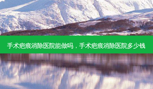 手术疤痕消除医院能做吗，手术疤痕消除医院多少钱-第1张图片-容颜讯