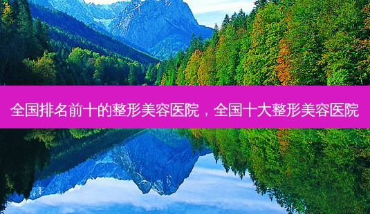 全国排名前十的整形美容医院，全国十大整形美容医院-第1张图片-容颜讯