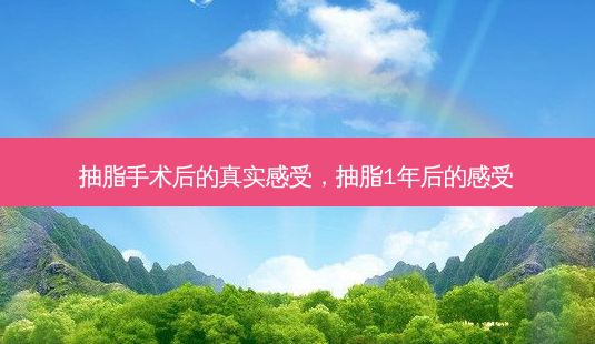 抽脂手术后的真实感受,抽脂1年后的感受-第1张图片-容颜讯 抽脂手术后的真实感受,抽脂1年后的感受-第1张图片-容颜讯