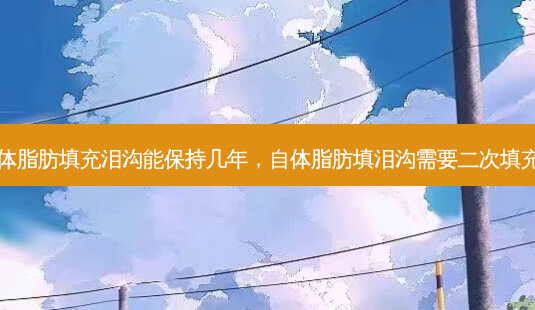 自体脂肪填充泪沟能保持几年，自体脂肪填泪沟需要二次填充吗-第1张图片-容颜讯