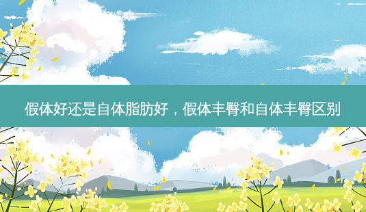 假体好还是自体脂肪好,假体丰臀和自体丰臀区别-第1张图片-容颜讯 假体好还是自体脂肪好,假体丰臀和自体丰臀区别-第1张图片-容颜讯