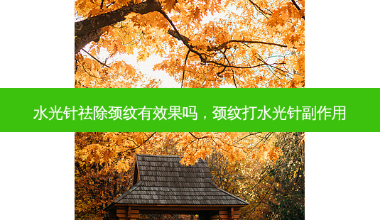 水光针祛除颈纹有效果吗,颈纹打水光针副作用-第1张图片-容颜讯 水光针祛除颈纹有效果吗,颈纹打水光针副作用-第1张图片-容颜讯