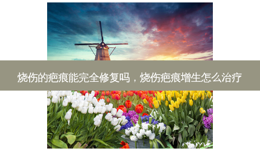 烧伤的疤痕能完全修复吗,烧伤疤痕增生怎么-第1张图片-容颜讯 烧伤的疤痕能完全修复吗,烧伤疤痕增生怎么-第1张图片-容颜讯