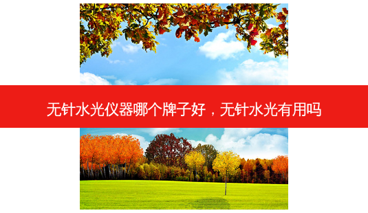 无针水光仪器哪个牌子好，无针水光有用吗-第1张图片-容颜讯