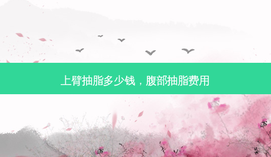 上臂抽脂多少钱,腹部抽脂费用-第1张图片-容颜讯 上臂抽脂多少钱,腹部抽脂费用-第1张图片-容颜讯
