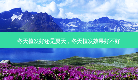 冬天植发好还是夏天,冬天植发效果好不好-第1张图片-容颜讯 冬天植发好还是夏天,冬天植发效果好不好-第1张图片-容颜讯