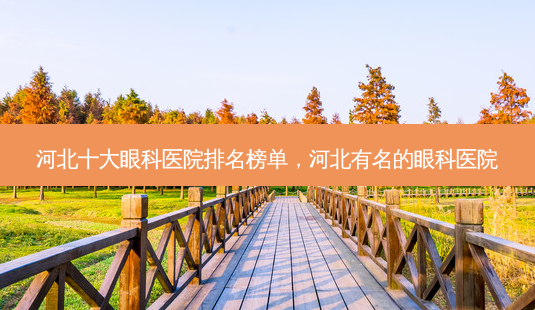河北十大眼科医院排名榜单,河北有名的眼科医院-第1张图片-容颜讯 河北十大眼科医院排名榜单,河北有名的眼科医院-第1张图片-容颜讯