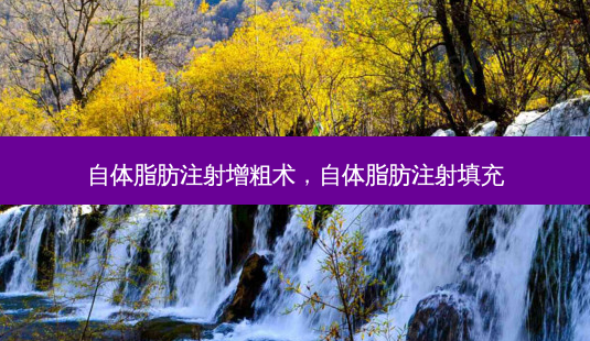 自体脂肪注射增粗术,自体脂肪注射填充-第1张图片-容颜讯 自体脂肪注射增粗术,自体脂肪注射填充-第1张图片-容颜讯
