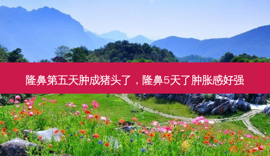 隆鼻第五天肿成猪头了,隆鼻5天了肿胀感好强-第1张图片-容颜讯 隆鼻第五天肿成猪头了,隆鼻5天了肿胀感好强-第1张图片-容颜讯