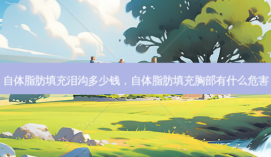 自体脂肪填充泪沟多少钱,自体脂肪填充胸部有什么危害-第1张图片-容颜讯 自体脂肪填充泪沟多少钱,自体脂肪填充胸部有什么危害-第1张图片-容颜讯