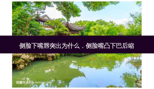 侧脸下嘴唇突出为什么，侧脸嘴凸下巴后缩-第1张图片-容颜讯