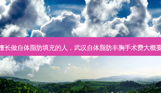武汉擅长做自体脂肪填充的人，武汉自体脂肪丰胸手术费大概要多少钱-第1张图片-容颜讯