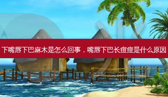 下嘴唇下巴麻木是怎么回事,嘴唇下巴长痘痘是什么原因-第1张图片-容颜讯 下嘴唇下巴麻木是怎么回事,嘴唇下巴长痘痘是什么原因-第1张图片-容颜讯