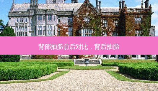 背部抽脂前后对比，背后抽脂-第1张图片-容颜讯