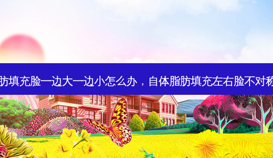 自体脂肪填充脸一边大一边小怎么办,自体脂肪填充左右脸不对称怎么办-第1张图片-容颜讯 自体脂肪填充脸一边大一边小怎么办,自体脂肪填充左右脸不对称怎么办-第1张图片-容颜讯